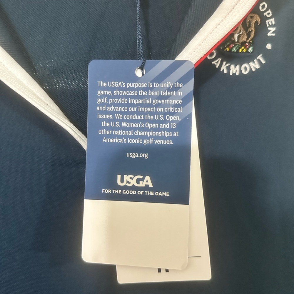 Walter Hagen Women’s 125th U.S. Open Oakmont 1/4 Zip Pullover – Navy (M) - Picture 4 of 7